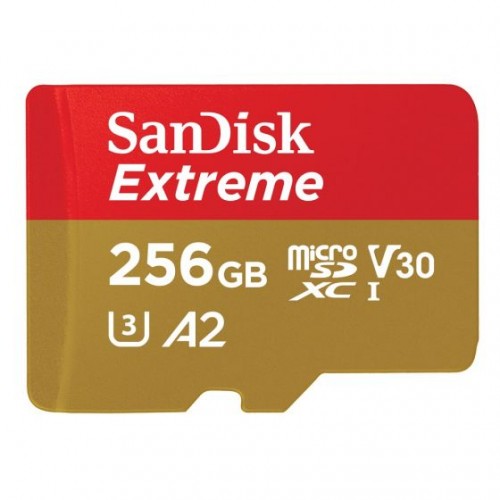 SanDisk MicroSD Memory Card 256GB -Extreme