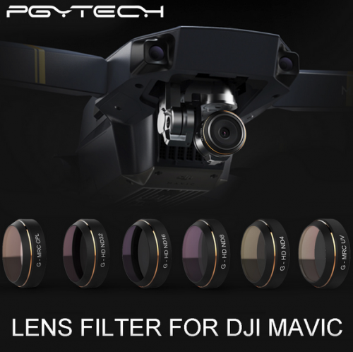 PGY Filter for DJI MAvic Pro (CPL/ND8/ND16/ND32)
